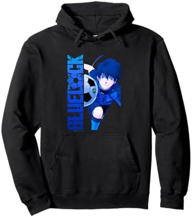 Amazon.com: Blue Lock Blue Soccer Ball Split Panels Sweatshirt